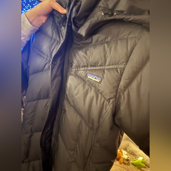 Patagonia Black Women's Down With It Parka (XS) - Picture 3 of 9